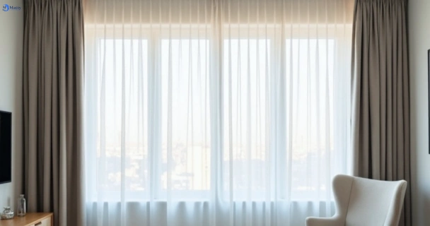 Restored vibrant drapes in highgate-hill QLD after Matty Curtain Cleaning