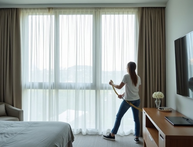 Highgate Hill Sheer Curtain Cleaning